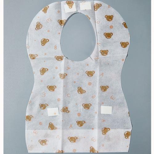 Chine Customized Non woven Disposable Feeding Kids Bibs Waterproof Apron Fabricant