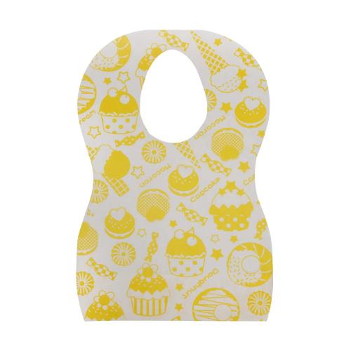 Chine Disposable Baby Apron with Pocket Waterproof PE Printed Bib Fabricant