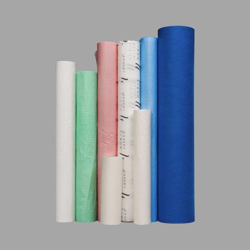 Chine Medical Disposable Bed Sheet Roll 16-23GSM | 1-4 Ply Paper/Paper-Film | Custom Width for Clinic & Hospital Fabricant