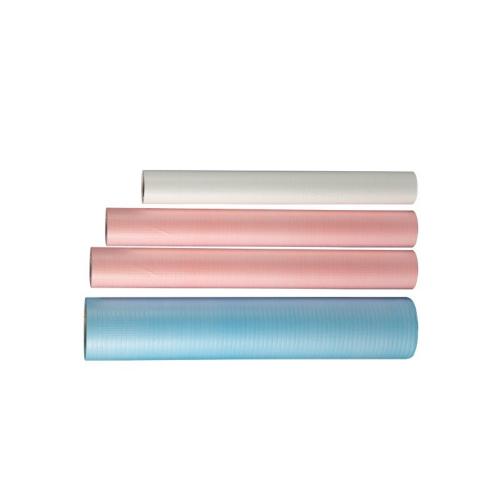 Chine Disposable Hospital Examination Table Tissue Bed Cover Roll Smooth Paper Medical Bed Sheet Rolls Couch Exam Table Paper Rolls Fabricant