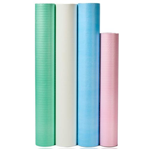 Chine Medical Disposable Bed Sheets Roll Hospital Massage Paper Plus PE Film Cover for Exam Table ISO Certified SPA Couch Paper Rolls Fabricant