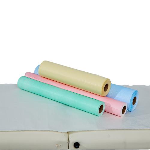 Chine Hospital Hand Hygiene Disposable Bed Sheet Roll, CE Certified PP+PE Non-Woven Cuttable Wipe for Medical Staff Hand Cleaning Fabricant
