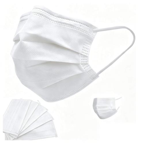 White Disposable Face Masks;3 Ply Face Mask;Nonwoven Face Mask;Earloop Face Mask;Personal Care;Daily Use