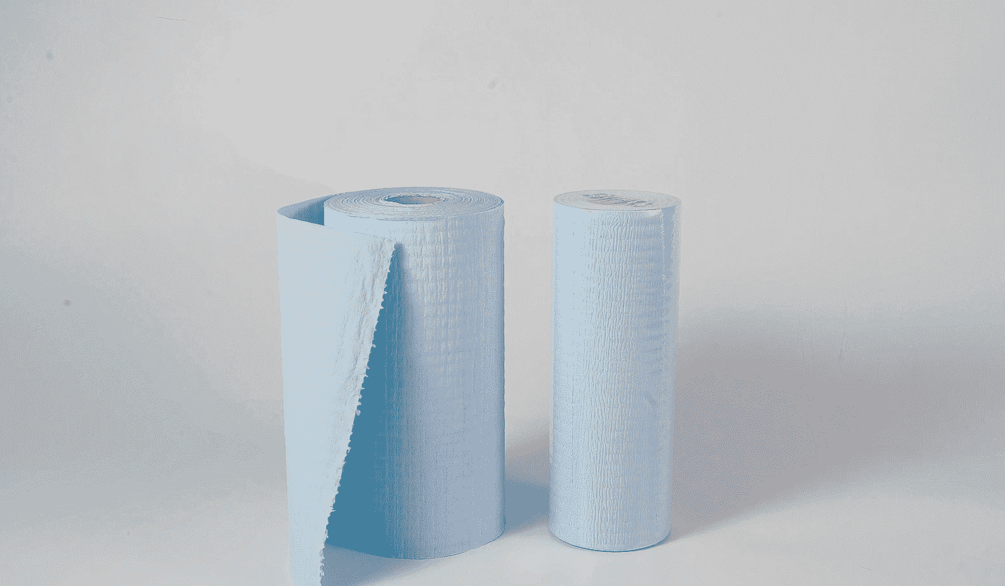 Rouleau de papier multifonctionnel bleu grand format renforcé par une trame, absorbant l'huile