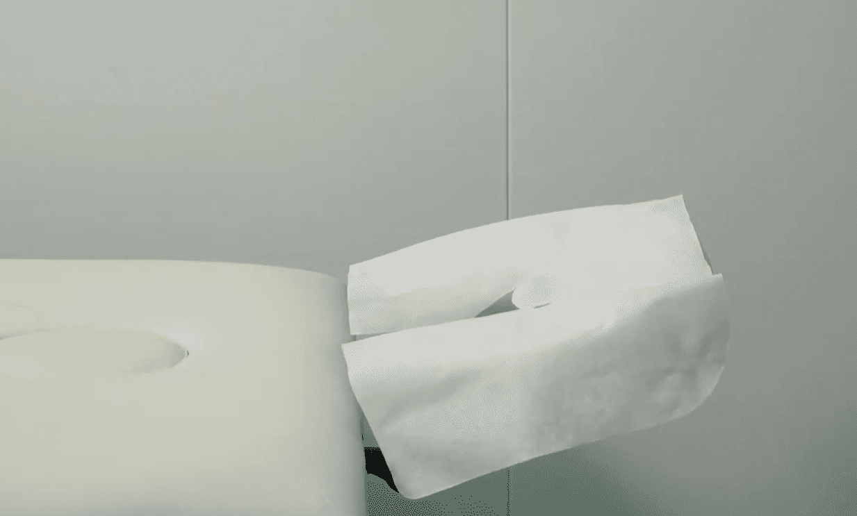 Masque de massage jetable en non-tissé, fabriqué en Chine selon les normes ISO